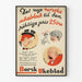 Plakat vintage reklama Norsk Ukeblad - Retro skandynawska dekoracja ścienna