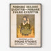 Plakat dekoracyjny vintage norweskie opowieści Huldre i ludowe