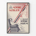 Plakat vintage meble norweskie do dekoracji ścian