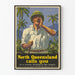 Plakat dekoracyjny vintage North Queensland Holiday