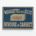 Plakat reklamowy vintage Nouillettes aux Œufs Rivoire & Carret — oprawiony obraz na ścianie
