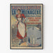 Plakat vintage nowa kawiarka La Ménagère – retro dekoracja ścienna do kuchni