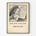Plakat vintage Now More Than Ever - Retro dekoracja ścienna