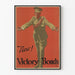 Plakat vintage wojskowy Victory Bonds Teraz