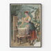 Plakat vintage mydła Hard-Water autorstwa Oberne Hosick & Co, Chicago