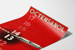 Plakat vintage Octensanol Hypotenseur dekoracja ścienna