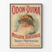 Plakat reklamowy vintage Odon-Quina Najlepsza Pasta do Zębów