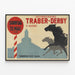 Plakat Vintage Wyścig Konny Traber Derby Austriacki — oprawiony obraz na ścianie
