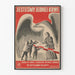 Polski plakat ścienny vintage „Jesteśmy jednej krwi”