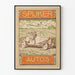 Plakat Vintage Spijker Samochody - Retro Dekoracja Ścienna Samochodowa