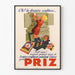 Plakat vintage dekoracyjny na ścianę, reklama dżemów PRIZ