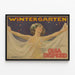 Plakat dekoracyjny vintage Olga Desmond Wintergarten — oprawiony obraz na ścianie