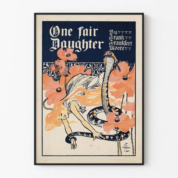Plakat vintage dekoracyjny na ścianę One fair Daughter