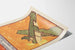 Plakat vintage samolot Fokker Eendekker dekoracja ścienna
