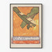 Plakat vintage samolot Fokker Eendekker dekoracja ścienna