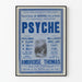 Plakat Opéra Comique Psyché - Partytura Ambroise Thomas