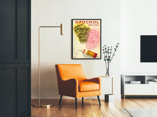 Wintage plakat Opochol na dolegliwości wątrobowo-żółciowe