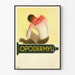 Plakat vintage dekoracyjny na ścianę Opodermyl oparzenie słoneczne