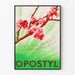 Plakat Vintage Kwiatowy Życie Odrodzone przez Opostyl