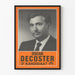 Plakat vintage Oscar Decoster 3. kandydat CVP