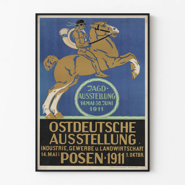 Plakat Wystawa Przemysłowa Ostdeutsche w Poznaniu 1911