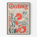 Plakat vintage Outing For April dekoracyjny i oryginalny