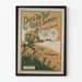 Plakat vintage Over The Top Goes Sammy - Dekoracja ścienna w stylu militarnym