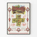 Plakat vintage Overwinningsspel Strijd Zonder Bloed