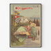 Stary plakat PLM Compagnie Générale Transatlantique Alger vintage