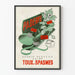 Plakat vintage Paderyl - Retro dekoracja ścienna medyczna