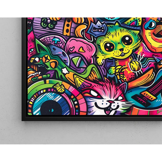 Plakat Pop Art - Dżungla Kocia