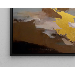 Tableau Abstrait – Nuée Dorée