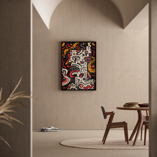 Plakat Pop Art - Zdekonstruowana Twarz