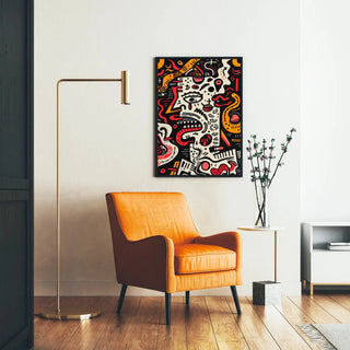 Plakat Pop Art - Zdekonstruowana Twarz