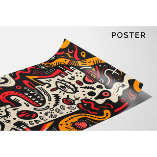 Plakat Pop Art - Zdekonstruowana Twarz