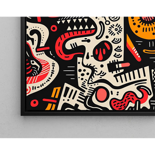 Plakat Pop Art - Zdekonstruowana Twarz