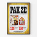 Plakat vintage Kinderboekenweek 1986 - Literacka dekoracja ścienna dla dzieci