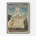 Plakat vintage Pałac-Teatr La Vague 15 Rue Blanche