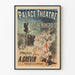 Plakat vintage Palace Theatre La Troupe Hongroise - Dekoracja ścienna artystyczna