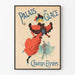 Plakat vintage Pałac Lodu Champs-Élysées dekoracyjny