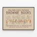 Plakat vintage Palmer Cox's Famous Brownie Books — oprawiony obraz na ścianie