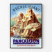 Plakat vintage Pancalcion - Retro medyczna dekoracja ścienna