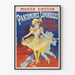 Plakat vintage pantomim świetlistych Muzeum Grévin Teatr optyczny
