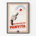 Vintage plakat Panvita witaminy do oryginalnej dekoracji ściennej