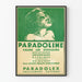 Vintage plakat Paradoline - plakat reklamowy do dekoracji ścian w stylu retro