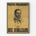 Plakat Vintage Le Duc d'Orléans