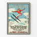 Plakat vintage narciarski Paramount Bray-Pictograph z lat 1920-tych