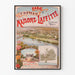 Plakat vintage Park zamku Maisons-Laffitte - Działki budowlane