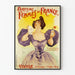Vintage plakat Perfumy kobiet Francji - Retro dekoracja ścienna