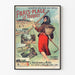 Plakat vintage Paris-Plage Le Touquet dekoracja ścienna